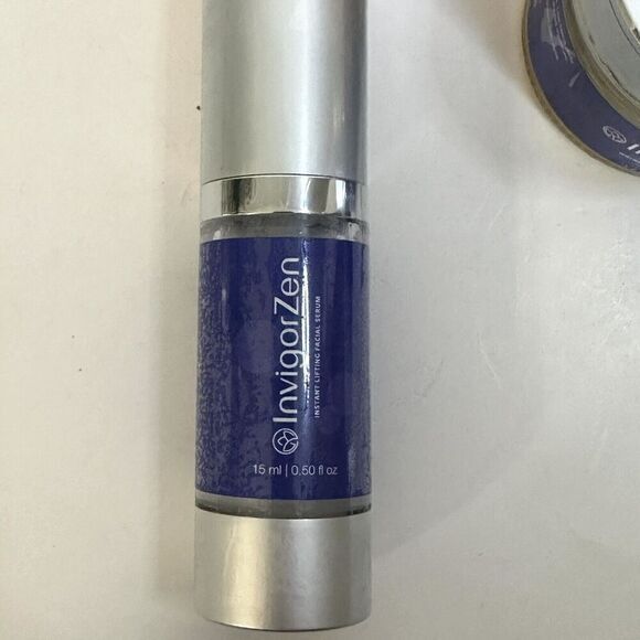 (NEW) InvigorZen Wrinkle Freezing Moisture Cream 1 Oz &Facial Serum .50 Oz - Picture 3 of 7